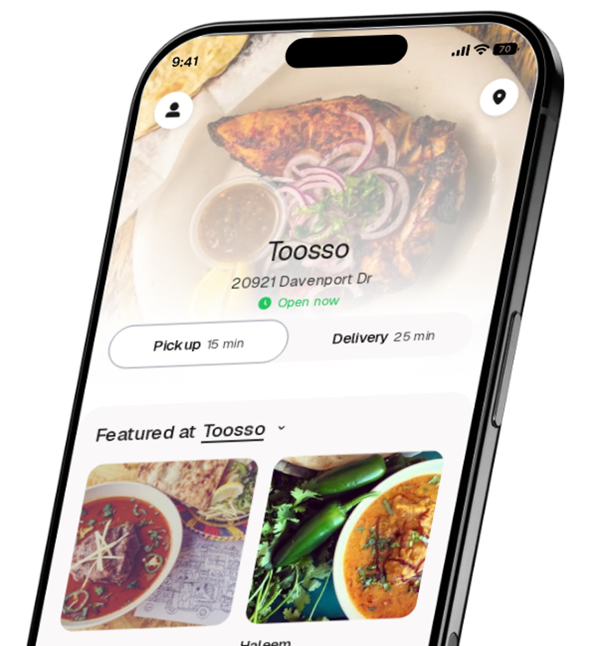 Toosso app preview